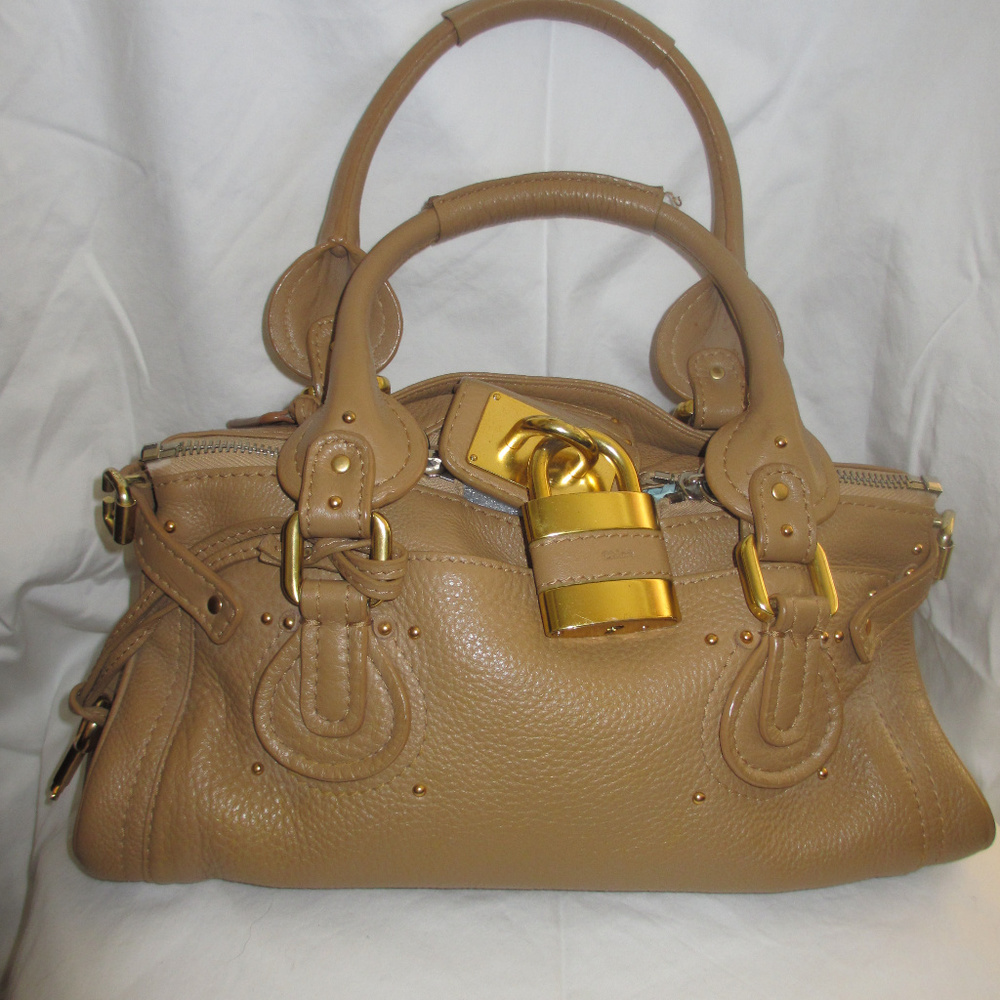 Chloe Paddington Handbag Tan Leather Satchel